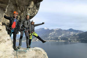 Via Ferrata Sentiero Contrabbandieri in Riva del Garda, Lake Garda