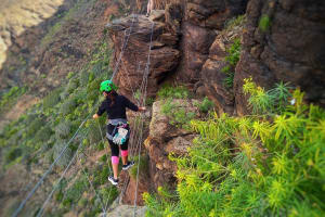 Via Ferrata El Berriel from Tarajalillo, near Maspalomas