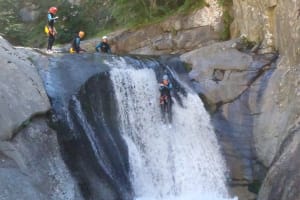 Sporty Canyoning in the Taurinya or the Cady Gorges, Pyrénées-Orientales