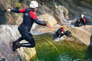 Val Grande beginner canyoning in Ticino