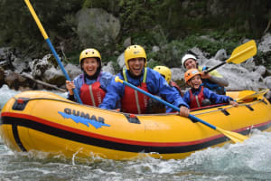 Rafting excursion on the Soča River in Bovec