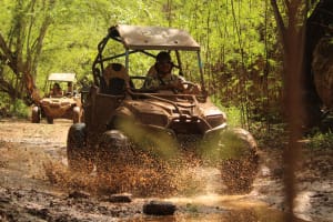 ATV & 3-Line Zipline Combo in the Oahu Jungle
