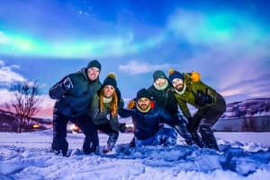 À la poursuite des aurores boréales au départ de Tromsø avec un guide espagnol