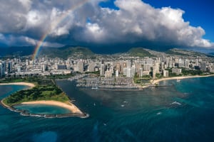 Excursión en helicóptero de 20 minutos sobre Honolulu