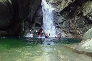 Intermediate Canyoning in the Val Grande canyon in Ticino