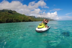 Jet Ski Ride in Moorea