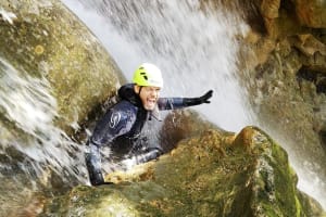 Coanegra canyoning in Serra de Tramuntana, Mallorca
