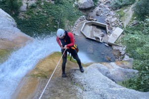 Technical Canyoning Course near Grenoble in the Vercors