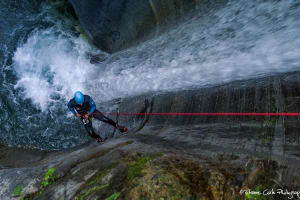 Canyon of Bitet in Laruns, Ossau Valley