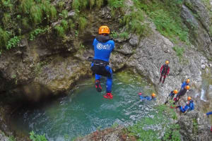 Canyoning in the Sušec Gorge starting from Bovec