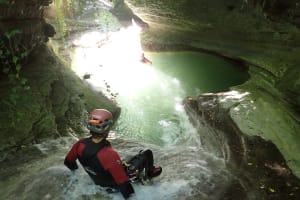 Canyoning the Grenant Canyon, near Chambéry