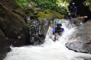 Canyon of Saut du Gendarme in Martinique
