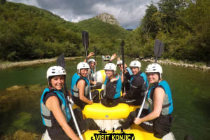 Rafting sur la rivière Neretva, Bosnie-Herzégovine