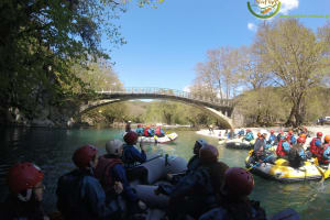 Rafting in Arachthos river in Tzoumerka, near Ioannina