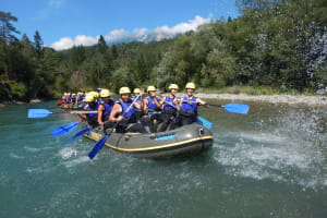 Descente en rafting de la rivière Sava à partir de Bled