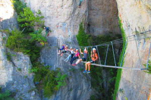 Via ferrata of Liaucous near Millau, Gorges du Tarn