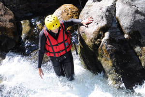 River Trekking near Alagna Valsesia, Aosta Valley