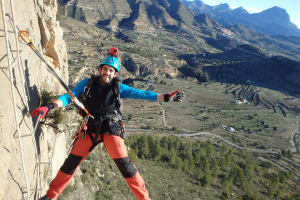 Via ferrata del Figueret in Relleu, Alicante