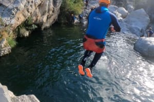 Canyoning excursion in Guadalmina river, Benahavis