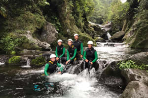 Family Canyoning in Langevin, Reunion Island
