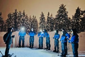 Evening Snowshoeing Excursion from Vuokatti