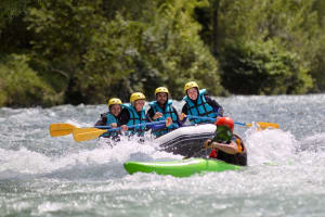 Mini Rafting down the Gave de Pau in the Vallée des Gaves, Hautes-Pyrénées