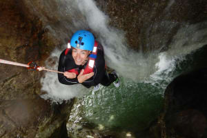 Intermediate Canyoning in the Rio Nero Torrent, Lake Garda