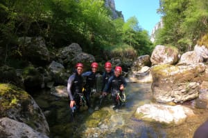 Canyoning excursion at La Molina in Picos de Europa