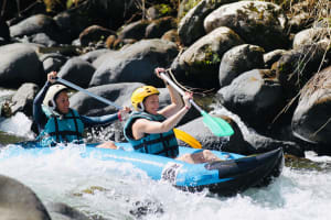Hot Dog / Canoe-Rafting down the Gave de Pau from Villelongue, Hautes-Pyrénées