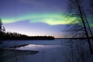 Expérience des aurores boréales avec photographie depuis Rovaniemi