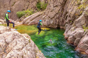 Sporty Canyon of La Vacca in Bavella, Corsica