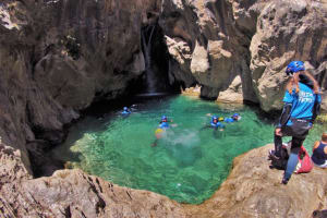 Canyoning Excursion at Rio Verde from Otivar, near Nerja