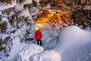 Horseback Riding and Lava Caving Excursion from Reykjavík