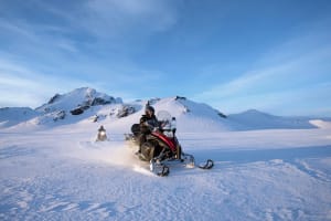 Golden Circle Tour und Schneemobilfahrt zum Langjökull-Gletscher ab Reykjavík