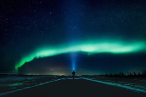 Minibus Northern Lights Chase from Reykjavík