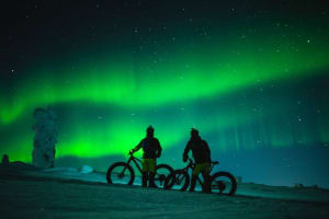 Nordlicht-E-Bike-Ausflug von Pyhä-Luosto