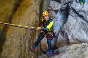 Canyoning near Ronda in Garganta Verde, Sierra de Grazalema