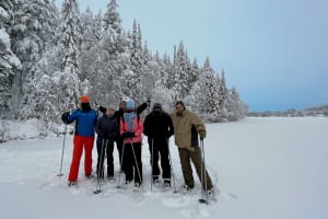 Snowshoeing Excursion to Immel Lake in Levi