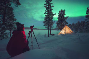 Northern Lights Photo Tour in Kiruna, Swedish Lapland