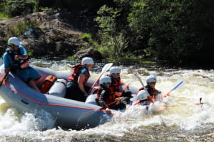  White Water Rafting on the River Garry near Fort William, Scottish Highlands