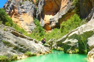 Excursion privée de canyoning dans la Sierra de Guara, près d’Huesca