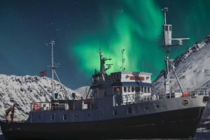 Croisière d'observation des aurores boréales à Tromsø