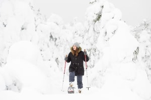 Geführte Schneeschuhwanderung im Pyhä-Luosto-Nationalpark ab Pyhä