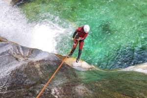 Intermediate Canyoning in Vajo dell'Orsa Canyon near Lake Garda