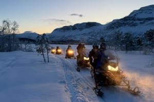 Snowmobile Safari in Skibotn from Tromsø