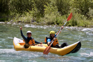 Cano-Raft auf dem Gave de Pau, Hautes-Pyrénées