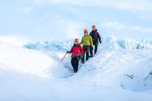 Senderismo glaciar en Falljökull desde Skaftafell
