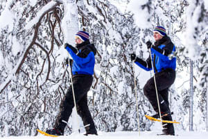 Snowshoeing and Ice Fishing Excursion from Saariselkä
