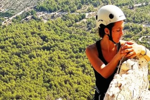 Vía ferrata Ponoig K4 en Polop de la Marina, Alicante