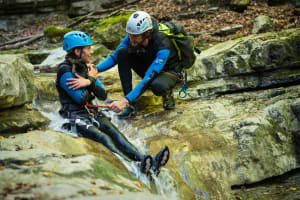 Discover Canyoning in the Angon Canyon near Annecy